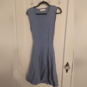 John + Jenn Soft Blue Midi Dress